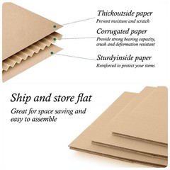 Packs 2 in shipping cartons, 27x20x20 inches, suitable for moving and mailing.
