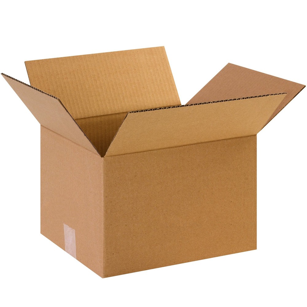 P12108 Corrugated Boxes, 12″L x 10″W x 8″H, Kraft (Pack of 25)