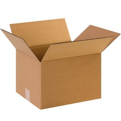 P12108 Corrugated Boxes, 12″L x 10″W x 8″H, Kraft (Pack of 25)