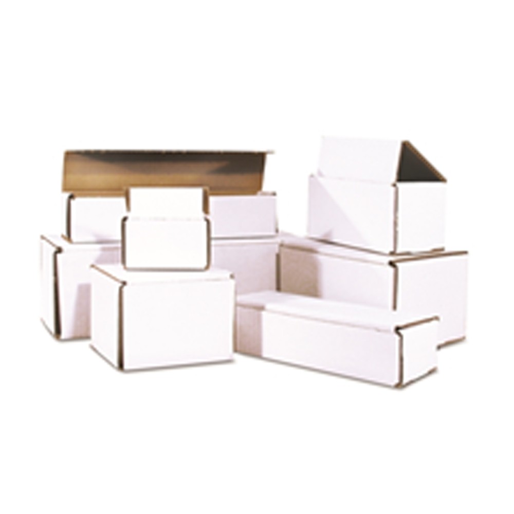 500 – 6 x 3 x 2 White Corrugated Shipping Mailer Packing Box Boxes