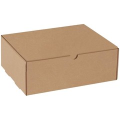 Kraft Literature Mailers 11.13×8.75×4″ 50pc Strong Corrugated USA Made