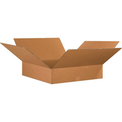 26x26x6 Flat Corrugated Shipping Boxes – Pack of 10 for Storage & Mailing