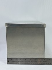 Vintage Handmade Aluminum Project Box 15” X 8” X 8” Made in USA