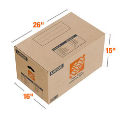 Large Moving, Shipping, Packing Box with Handles (20 Pack)