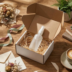 6X4X3 Shipping Boxes Set of 30, 6X4X3 White Corrugated Cardboard Box for Packagi