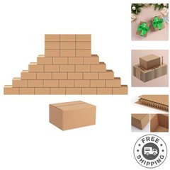 40 Eco-Friendly 8x6x4 Shipping Boxes – Perfect for Small Artifacts & Crafts
