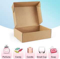 Shipping Boxes Small Mailing Boxes 25 Pack White Black Brown Cardboard Box