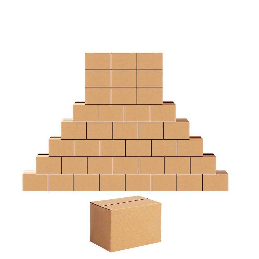 40 Pack 6x4x4 inches Shipping Boxes Small Cardboard Boxes for Packing, Moving…