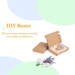 6X4X1 Inches Shipping Boxes Pack of 50 Corrugated Cardboard Box for Mailing