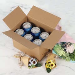 Brand New 40 Pack 8x6x6 Inches Shipping Boxes, Corrugated Cardboard, Brown, E…