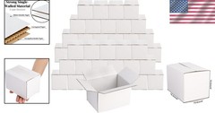 Space-Saving 40 Pack Corrugated Boxes, 6x4x4 – Easy Assembly for Shipping Needs