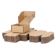 4x4x2 inch Shipping Boxes Bulk 25 Pack Brown, Tab Lock Tuck Top Mailer Boxes …