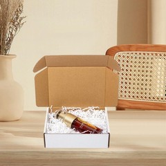 Shipping Boxes 7x5x2″ 25 Pack – White Corrugated Cardboard Box Mailers for Sm…