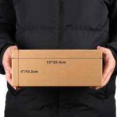 10x6x4 Inch Packing Boxes Made from Recycled Material for Eco Friendly Shipping