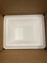 Styrofoam Insulated Medical Cooler With Outer Shipping Box and 2 Gel Ice Packs