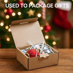 50 PCS 3.5×3.3×1.6 Inch Small Shipping Boxes Corrugated Cardboard Mailer