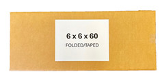 6″ x 6″ x 60″ CARDBOARD BOX – 200 lb – SINGLE BOX – TALL