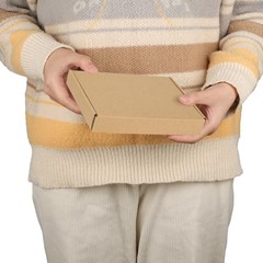 Shipping Boxes 7x5x1-In Tab Lock Tuck Top Corrugated Cardboard Brown 100-Pk