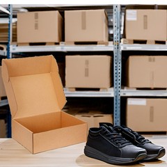 Small Shipping Boxes 12x9x4 Inches – Kraft Brown Corrugated Cardboard Boxes (…