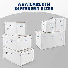 , 5x5x5 Shipping Boxes for Coffee Mugs, Candles, Gifts Mailing, Packaging, St