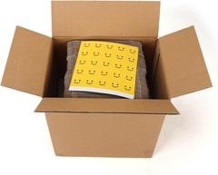 6X4X1 Shipping Boxes Set of 100, White Small Corrugated Cardboard Box,Mailer Box