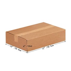 10-30 Pack Shipping Box, 12x10x4, Cardboard Box for Small Business | Shipping