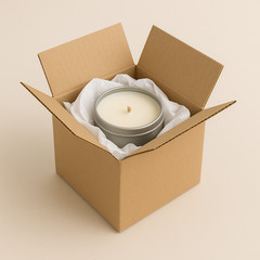 25 Pack 4x4x4 Shipping Boxes | Corrugated Cardboard Mailing Packing Cartons