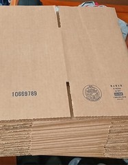 Uline 32 Ect 8x8x8 Shipping Boxes. Pack of Ten. New Unused.