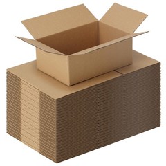 40 Packs 8x5x3 Shipping Boxes for Small Business, Corrugated Cardboard Boxes …
