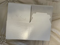 50 U-LINE 4 x 4 x 3″ White Deluxe Gift Box Bottoms S-10619B Uline 10619 Crafts