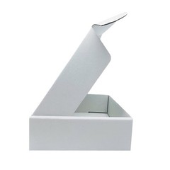 6x6x2 inch Small White Mailers Boxes Pack of 35 Recyclable Corrugated Gift Box