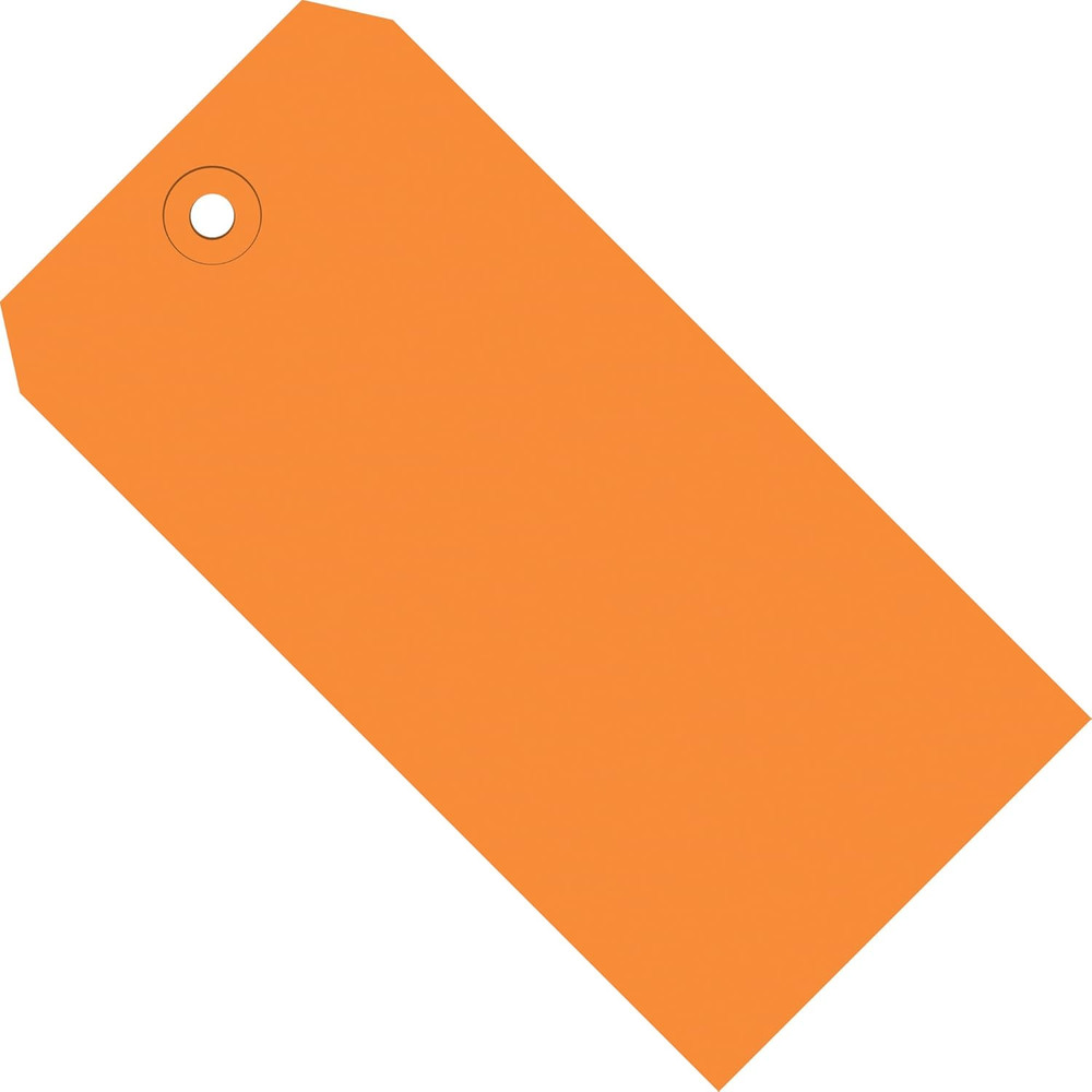 Shipping Tags, 4 3/4″ X 2 3/8″, 13 Pt, Orange, with Reinforced Eyelet, to Identi