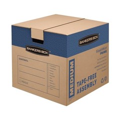 BANKERS BOX MEDIUM PRIME MOVING BOX 8 PACK REINFORCED HANDLES CRC-00628 – BROWN
