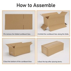 40 Pack 9x6x3 Shipping Boxes Corrugated Cardboard Mailing Box Bulk Small Busines