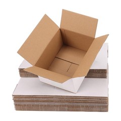 8x6x4 inch Boxes White Set of 30, Inner Size 7.9×5.9×3.9 inch Corrugated Card…