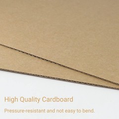 50 Pack Corrugated Cardboard Sheets 9×12 inch Filler Insert Sheet Pads