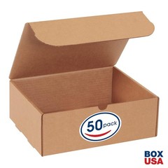 Kraft Literature Mailers 11.13×8.75×4″ 50pc Strong Corrugated USA Made