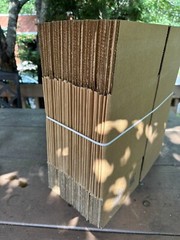 10 pcs ULine Corrugated Cardboard Boxes 8 x 8 x 9