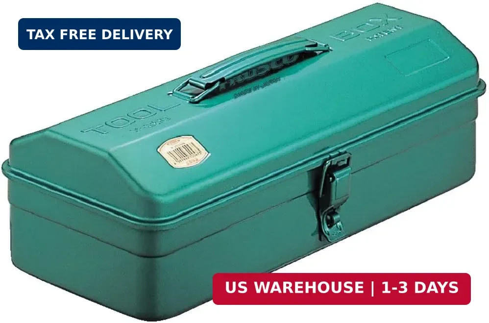 TRUSCO Y-350-GN Mountain Tool Box, 14.8 x 6.4 x 4.8 inches (373 x 164 x 124 cm),