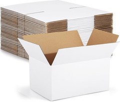 Brand New 10x7x5 Shipping Boxes – White, 30 Pack