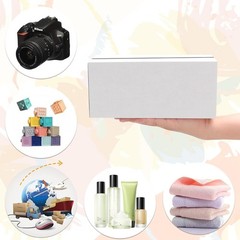 25 White 10x6x4 Shipping Boxes, Corrugated Cardboard