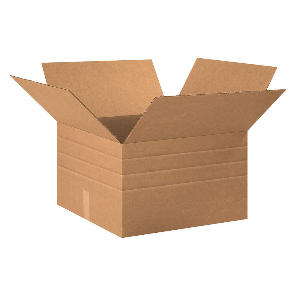 GRAINGER APPROVED 49J994 Multi Height Shipping Box,20x20x12-6 in 49J994 PK 15