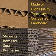 10x6x4 Shipping Boxes 25/50 Piece Set for Mailing Small Business Gift Wrapping