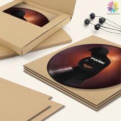 50 Pack 12-3/8 Inch Corrugated Cardboard Sheets for 12 Inch Vinyl LP Record