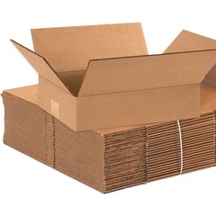 Corrugated Cardboard Box 10x8x3 Inch – 6 Pieces for Shipping, Packaging