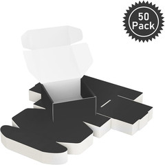 50 Pack 4″X4″X2″ Shipping Boxes, Corrugated Cardboard Small Box Mailer, Shipping