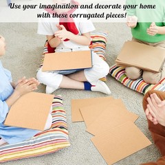 Strong Corrugated Cardboard Flats – 50 Pack, 5 x 7 Inch Mailing & Craft Solution
