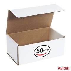 Mailer Boxes Small 10″L x 6″W x 4″H 50-Pack – Corrugated Cardboard Box for Sh…