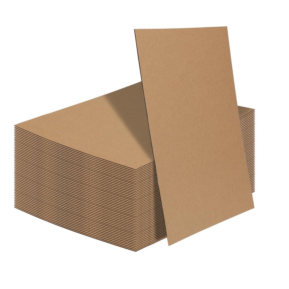 50 Pack 9×12 Inch Corrugated Cardboard Sheets Flat Inserts Packing Shipping