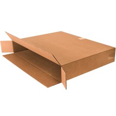 Side Loading Boxes 30″L x 5″W x 24″H, Kraft Paper, Pack of 10 – Shipping & Stora